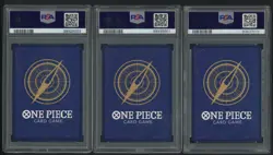 Lot (6) 2024 One Piece Chinese 1st Anniversary Set PSA 10 w/ Nami Serial #0198 - Image 2