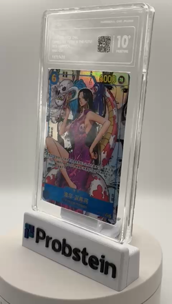 2024 One Piece Chinese OP07 Manga Alternate Art Boa Hancock PCG 10 PRISTINE - Image 2