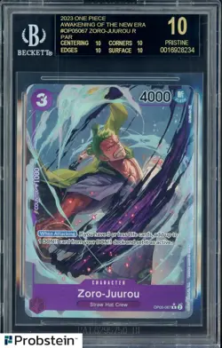 2023 One Piece Awakening of the New Era #067 Zoro-Juurou BGS 10 BLACK LABEL - Image 1
