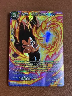 Dragon Ball Super Card Game Vegeta, Prideful Transformation BT10-105 Foil - Image 2
