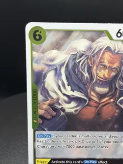 One Piece Silvers Rayleigh OP14-108: Character Card, Counter +1000, 6000 Power - Image 3