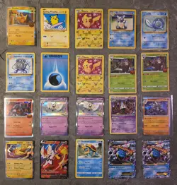 Pokemon Card Collection Holo Rares Foils 113 Total 95 Percent MINT FROM PACK - Image 1