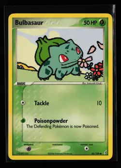 Bulbasaur 45/100 Common Crystal Guardians Pokemon Card - Image 1