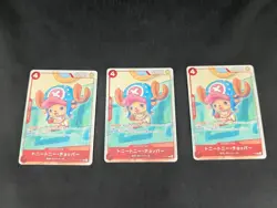 ONE PIECE Card Game Chopper p 101 promotion card set 2025 McDonalds pack 3set - Image 1