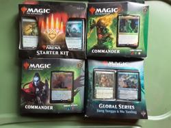4x Magic the Gathering Card Deck Sets Commander and Starter kits - Image 1