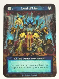 Lord of Lies Elite Gothic Water NM Sorcery: Contested Realm - Image 1