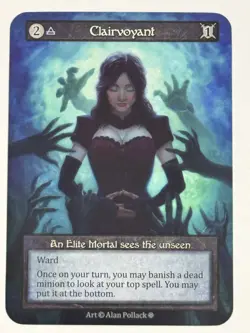 Clairvoyant Elite Gothic Air NM Sorcery: Contested Realm - Image 1