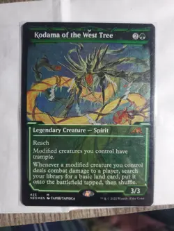 Kodama of the West Tree (Showcase) (Foil Etched) Kamigawa: Neon Dynasty Foil - Image 1