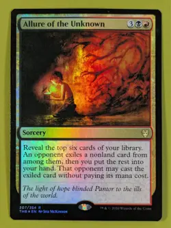 FOIL Allure of the Unknown x1 Theros: Beyond Death 1x Magic the Gathering MTG - Image 1
