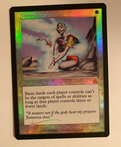 MTG Sheltering Prayers Prophecy 22/143 Rare Foil Near Mint - Image 1