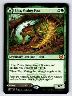 Blex, Vexing Pest M Strixhaven: School of Mages # 148 NM Normal - Image 1