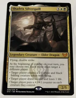 1x Shadrix Silverquill Regular 230 Strixhaven STX NM MTG Magic The Gathering - Image 1