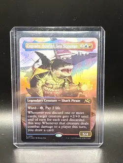 Captain Howler, Sea Scourge (Borderless) [Aetherdrift] Magic MTG - Image 1