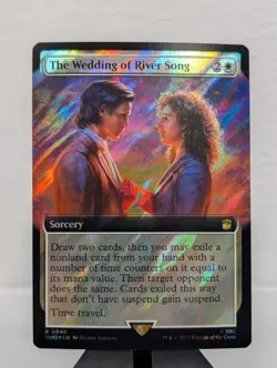 MTG Doctor Who The Wedding of River Song Extended Art Surge Foil 0940 NM - Image 1