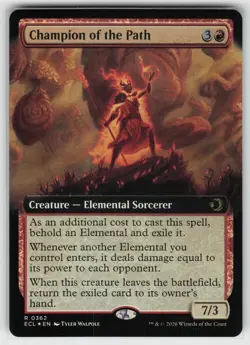 FOIL Champion of the Path - Extended Art - Lorwyn Eclipsed - MtG- NM - Image 1