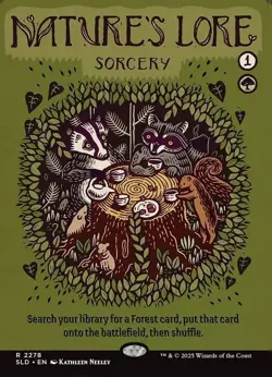 Nature's Lore (2278) Secret Lair: Prints Charming MTG Regular Near Mint - Image 1