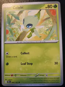 Celebi 004/142 Uncommon Scarlet & Violet: Stellar Crown Pokemon TCG - Image 1