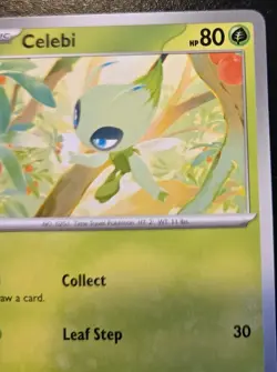 Celebi 004/142 Uncommon Scarlet & Violet: Stellar Crown Pokemon TCG - Image 3