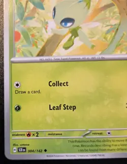 Celebi 004/142 Uncommon Scarlet & Violet: Stellar Crown Pokemon TCG - Image 4