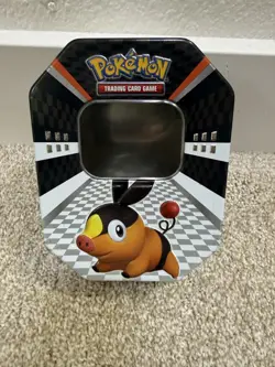 Pokemon Tepig Tin 2011 Black & White Era Collectors Tin - Very Good Condition - Image 1