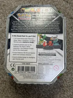 Pokemon Tepig Tin 2011 Black & White Era Collectors Tin - Very Good Condition - Image 3