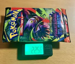 HEAVY 22.58g Phantasmal Flames Mega Gengar Booster Pack Pokemon TCG New Sealed - Image 1