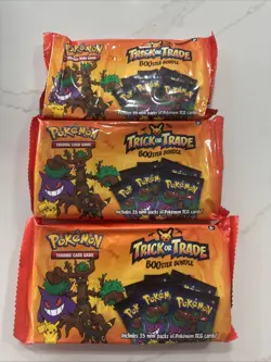 Pokemon Trick Or Trade Booster Bundle 2024 Lot of 3 Packs - Image 1