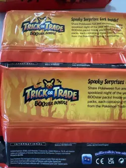 Pokemon Trick Or Trade Booster Bundle 2024 Lot of 3 Packs - Image 2