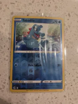 Totodile 055/264 Fusion Strike Pokemon Rev Reverse Holo NM + 🎁 - Image 1