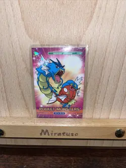 Pokemon Pocket Book Set Magikarp Gyarados Cracked Ice Holo - Image 1