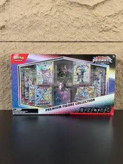 Pokemon TCG SV8.5 Prismatic Evolutions Premium Figure Collection Box Sealed New - Image 1