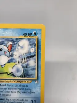 Pokemon TCG Marill 66/111 Neo Genesis Vintage 2000 WOTC Common Regular - Image 3