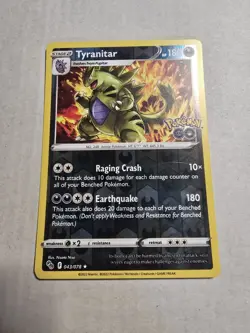 Tyranitar 043/078 Pokemon GO Reverse Holo - Image 1