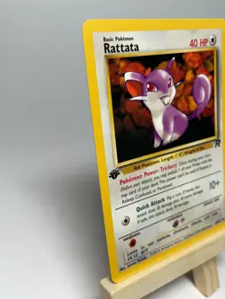 Pokemon Team Rocket Rattata 66/82 1st Edition NM-MT Never Played - Image 2