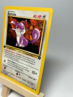 Pokemon Team Rocket Rattata 66/82 1st Edition NM-MT Never Played - Image 3