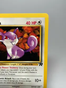 Pokemon Team Rocket Rattata 66/82 1st Edition NM-MT Never Played - Image 5