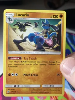 Pokemon - Lucario 117/236 - Unified Minds - Non Holo Rare - Near Mint - Image 1