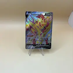 ZAMAZENTA V SWSH293 POKEMON BLACK STAR PROMO HOLO RARE - Image 1