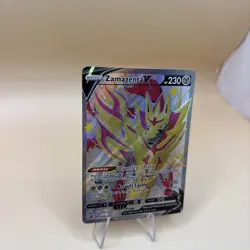 ZAMAZENTA V SWSH293 POKEMON BLACK STAR PROMO HOLO RARE - Image 3