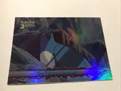 Pokemon Topps The Movie 2000 Blue Logo The Titans Awaken HOLO FOIL #63 LP - Image 1