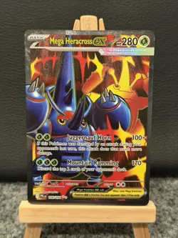 Pokemon Mega Heracross EX 108/094 Ultra Rare Full Art Holo - NM - Image 1