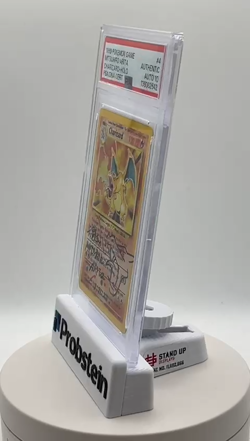 Mitsuhiro Arita Signed 1999 Pokemon Game #4 Charizard Holo PSA/DNA AUTH AUTO 10 - Image 2