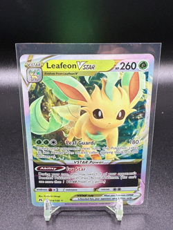2023 Pokemon Crown Zenith Leafeon Vstar 014/159 - SV07 - NM Near Mint - Image 1