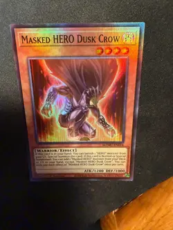 Masked HERO Dusk Crow - MZMU-EN014 - Super Rare - NM - 1st Edition - Image 5