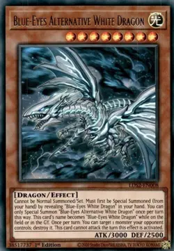 Yugioh! Blue-Eyes Alternative White Dragon - LDS2-EN008 - Ultra Rare - 1st Editi - Image 1
