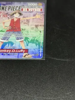 Monkey.D.Luffy (College Basketball US Voyage) One Piece Promotion Card *Opened* - Image 4