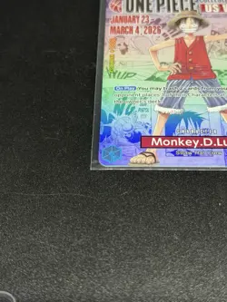 Monkey.D.Luffy (College Basketball US Voyage) One Piece Promotion Card *Opened* - Image 5