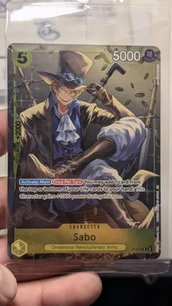 One Piece TCG Mini 10 Volume 2 Collection A Sabo And Luffy Sealed Promo Cards - Image 3
