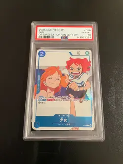 2025 ONE PIECE magazine Japanese PROMOS #096 GIRL PSA 10 nami Gem Mint - Image 1