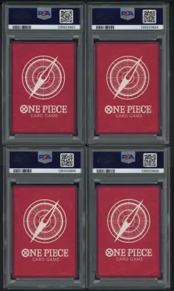 2025 One Piece EN 2nd Anniversary Set Sequential Set of (8) PSA 10 w/ 061 Luffy - Image 4